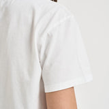 T-shirt donna girocollo bianca con ricamo EMILIE 03646L MC2 SAINT BARTH 