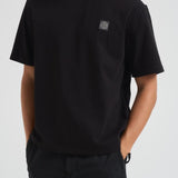 T-shirt uomo girocollo nera 2100025 S0115V0029 STONE ISLAND 