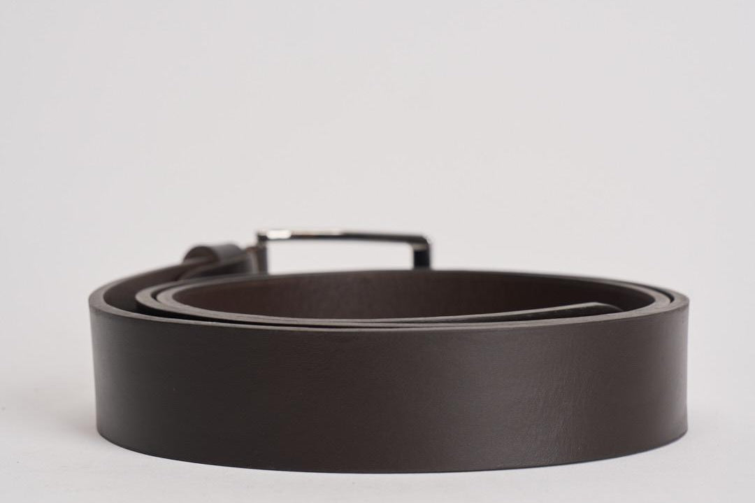 Cintura uomo in pelle nera MVF1 NERO ACCADEMIE TESSILI 