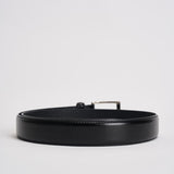 Cintura uomo in pelle nera F00135 NERO ACCADEMIE TESSILI 