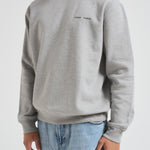 Felpa uomo girocollo grigia crew neck M00018105 GREYMEL SAMSØE SAMSØE 