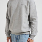 Felpa uomo girocollo grigia crew neck M00018105 GREYMEL SAMSØE SAMSØE 