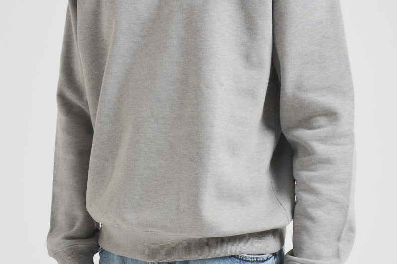 Felpa uomo girocollo grigia crew neck M00018105 GREYMEL SAMSØE SAMSØE 