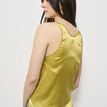Top donna girocollo verde 104670 A2JRT52 PINKO 