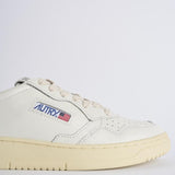 Sneakers uomo in pelle bianca con spoiler AULM LL12 AUTRY 