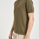 Polo uomo in maglia verde SLOANCOTTON 52 MC2 SAINT BARTH 