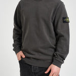 Felpa uomo girocollo grigio antracite 6100034 S0060V0165 STONE ISLAND 
