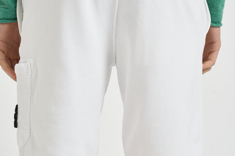 Bermuda uomo in tuta bianco 6200011 S0051V0001 STONE ISLAND 