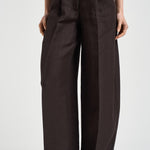 Pantalone donna Gareth marrone cioccolato F6SL79 W18 LIVIANA CONTI 