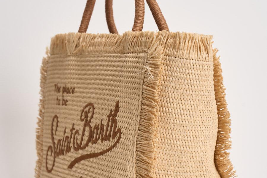 Borsa donna Colette Straw in paglia COLETTESTRAWN 00368L MC2 SAINT BARTH 