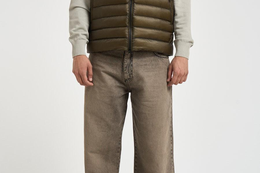 Piumino uomo trapuntato verde VE703A 683 C.P. COMPANY 