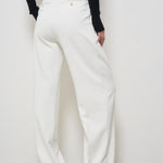Pantalone donna bianco gamba dritta PA081 360 ELISABETTA FRANCHI 