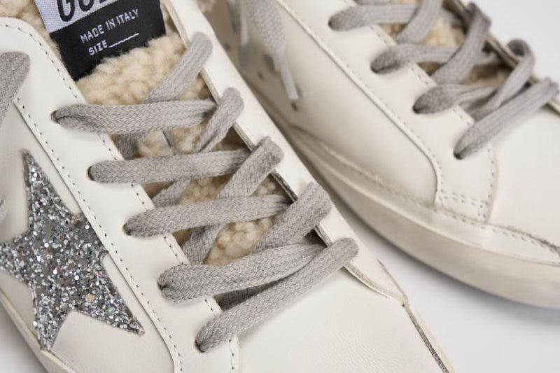 Sneakers donna sabot Super Star bianche GWF00110 F00230610224 GOLDEN GOOSE 