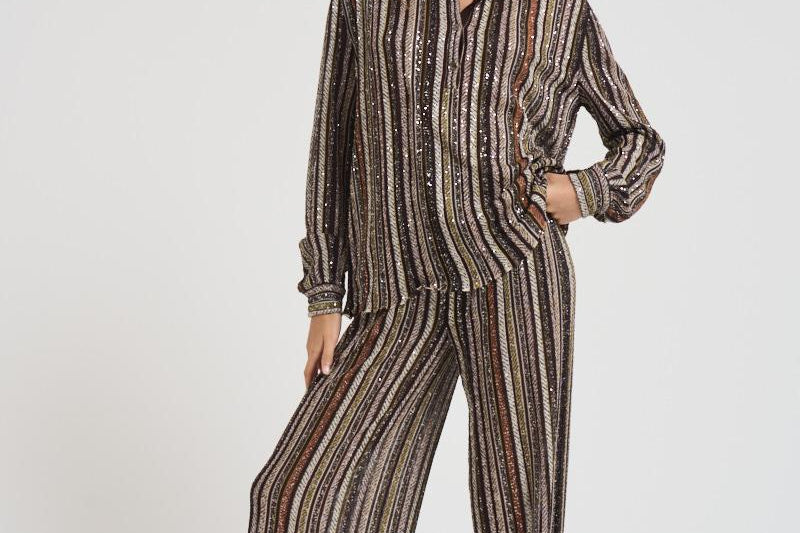 Pantaloni  in maglia crochet donna I09 BK01C3SM9T5 MISSONI 