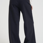 Pantalone donna a palazzo blu notte W25701 60 RRD 