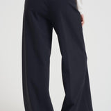 Pantalone donna a palazzo blu notte W25701 60 RRD 