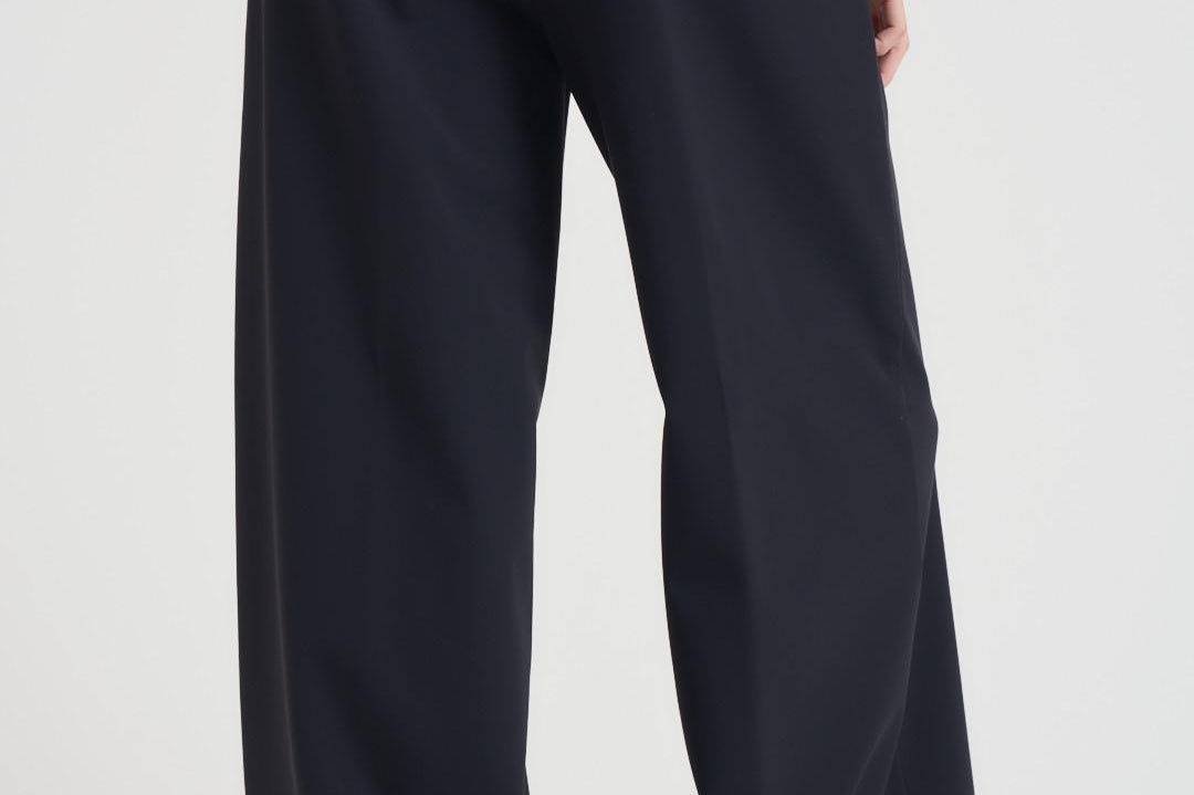 Pantalone donna a palazzo blu notte W25701 60 RRD 