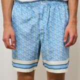 Bermuda uomo monogram celeste GH9928 GIL LACOSTE 