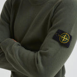 Maglia uomo girocollo verde 5100072 S00A3V0054 STONE ISLAND 