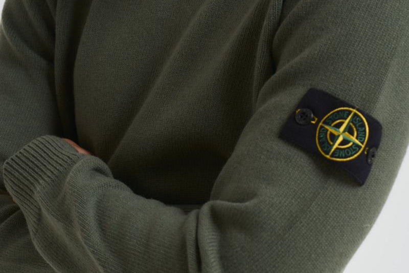 Maglia uomo girocollo verde 5100072 S00A3V0054 STONE ISLAND 