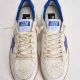 Sneakers uomo Ball Star bianco e blu elettrico GMF00117 F00219810327 GOLDEN GOOSE 