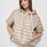 Cappa donna beige con cappuccio PI001993D 1985 HERNO 