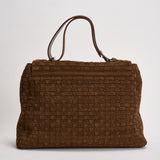 Borsa donna Sveva midi in suede marrone BT2006 COCOA ORCIANI 