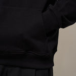 Felpa uomo con cappuccio nera HO162 CO127BL DROLE DE MONSIEUR 