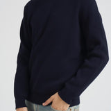 Maglia uomo girocollo blu notte GMP00841 P00066250486 GOLDEN GOOSE 