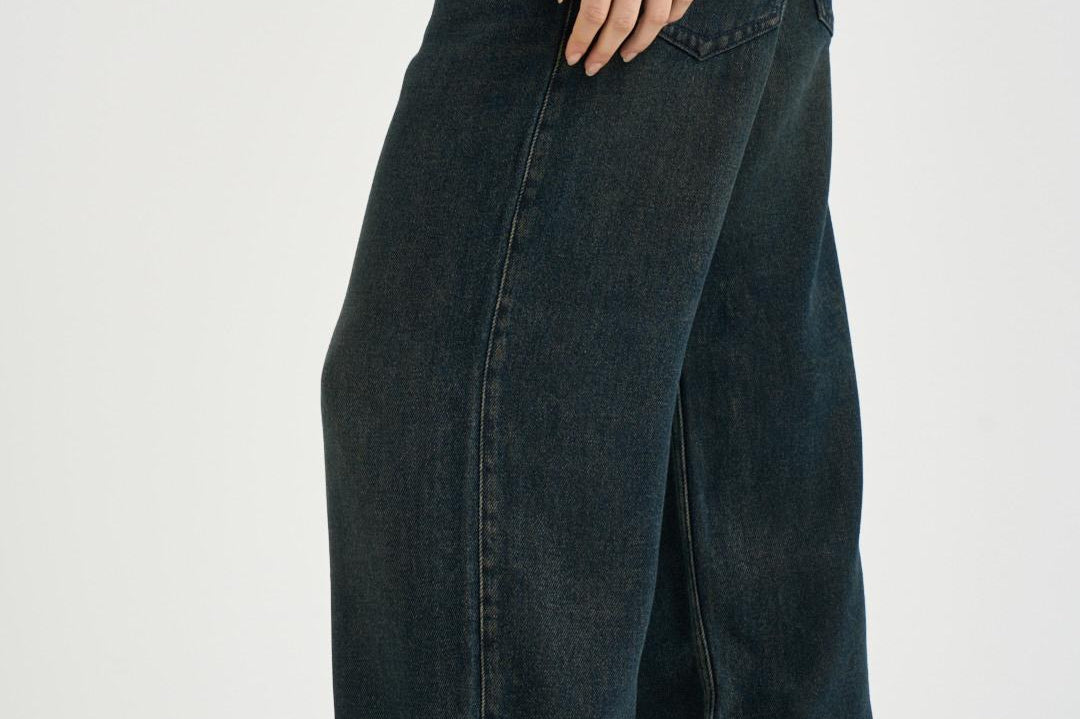 Jeans donna Rodayna in denim scuro PA0554FB D1H03I30YB ISABEL MARANT 