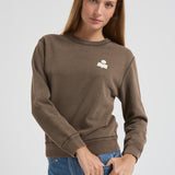 Felpa donna Maurine tortora SW0170FA C3M07EDBEC MARANT ETOILE 