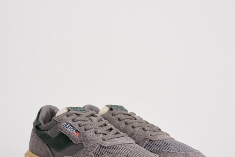 Sneakers uomo Reelwind Low in suede grigio topo WWLM UT20 AUTRY 