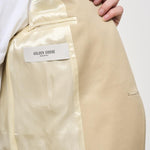 Blazer donna doppiopetto beige GWP00829 P00126715272 GOLDEN GOOSE 