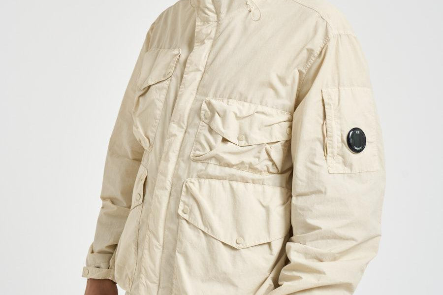 Giubbotto uomo tecnico crema OW013A 114 C.P. COMPANY 
