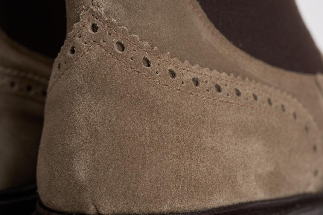 Stivali chelsea uomo Henry in camoscio biege HENRY VISONE TRICKER'S 