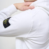 Felpa uomo bianca con cappuccio 6100045 S0051V0001 STONE ISLAND 