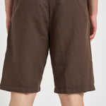 Bermuda uomo in lino marrone 26P717 82 PERFECTION 