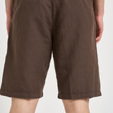 Bermuda uomo in lino marrone 26P717 82 PERFECTION 