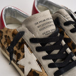 Sneakers donna Super Star in cavallino leopardato GWF00101 F00810315868 GOLDEN GOOSE 