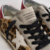 Sneakers donna Super Star in cavallino leopardato GWF00101 F00810315868 GOLDEN GOOSE 