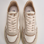 Sneakers uomo Wild pace beige e bianca LDLM AK03 AUTRY 