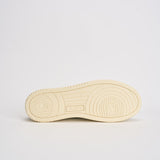 Sneakers uomo Medalist Low in suede bianca e marrone AULM FT19 AUTRY 