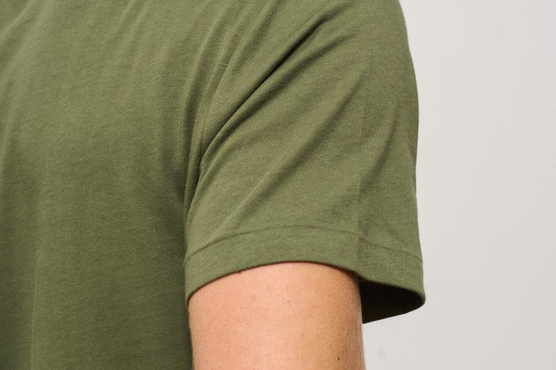 T-shirt uomo girocollo verde militare 710671438 389 RALPH LAUREN 