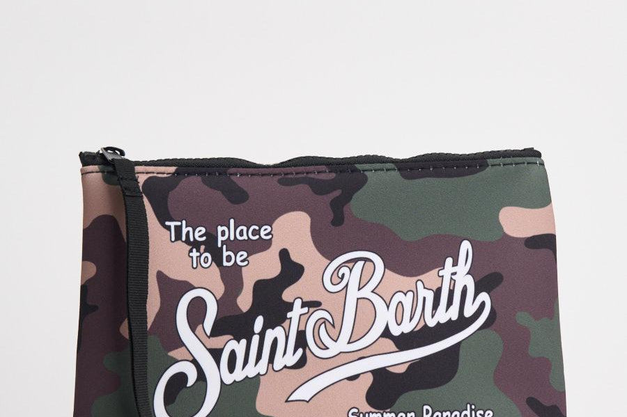 Pochette donna Aline camouflage verde militare ALINE 03147L MC2 SAINT BARTH 