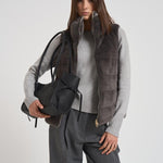 Piumino gilet eco fur donna PI002122D 9480 HERNO 