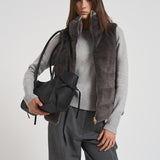Piumino gilet eco fur donna PI002122D 9480 HERNO 