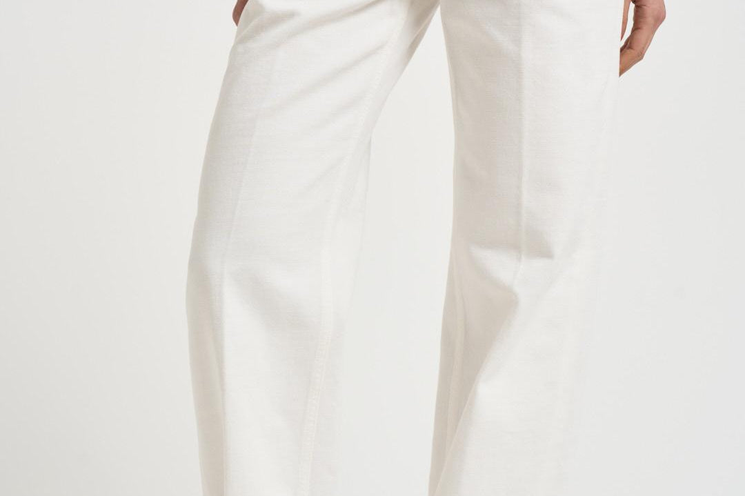 Jeans donna in denim bianco BONNIEBULL44 OFFWHITE HAIKURE 