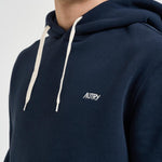 Felpa uomo con cappuccio blu HOPM 002B AUTRY 