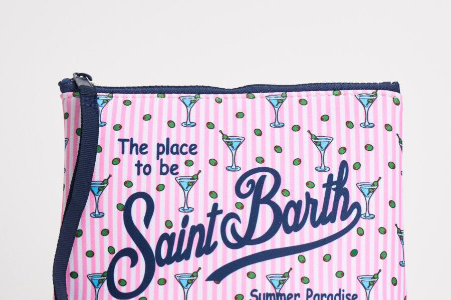 Pochette donna Aline rosa in fantasia Martini ALINE 00842L MC2 SAINT BARTH 