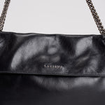 Borsa donna Venus Gotham Large a spalla in pelle lucida nera B02212GOT NERO ORCIANI 